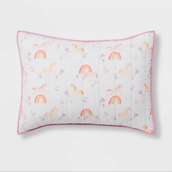 Kids Unicorn Sham by Pillowfort - Picture 2 of 4